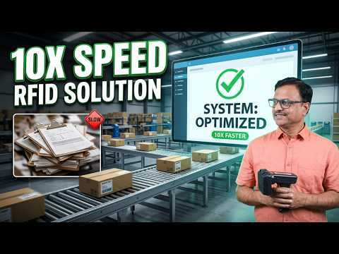 RFID Inventory Tracking - 10x Faster Warehouse Audits