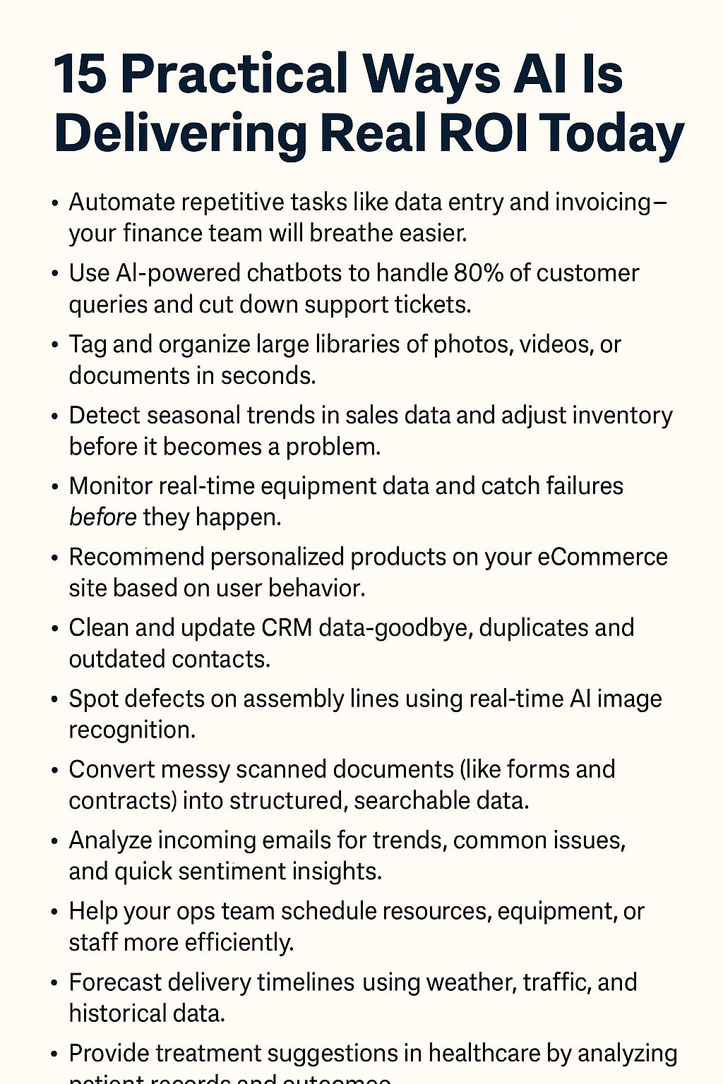 Everyone’s talking about AI.