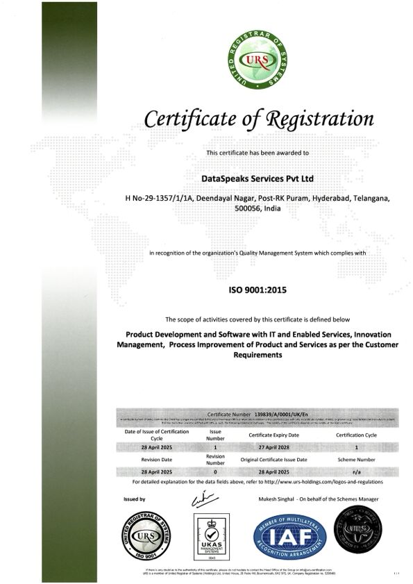 We’re officially ISO certified — with UKAS accreditation and IAF recognition!
